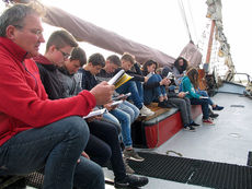 Segelrüstzeit auf dem Ijsselmeer